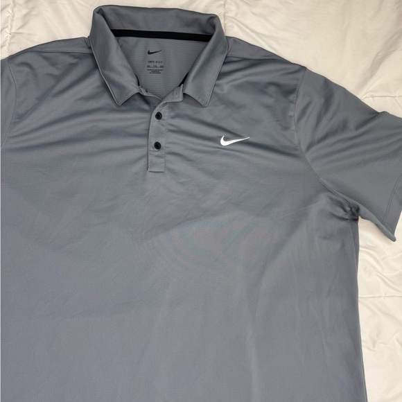 Nike Men's Gray Polo Shirt Size XXL - Picture 2 of 8